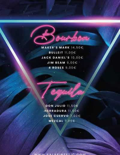 carta bourbon sintetic